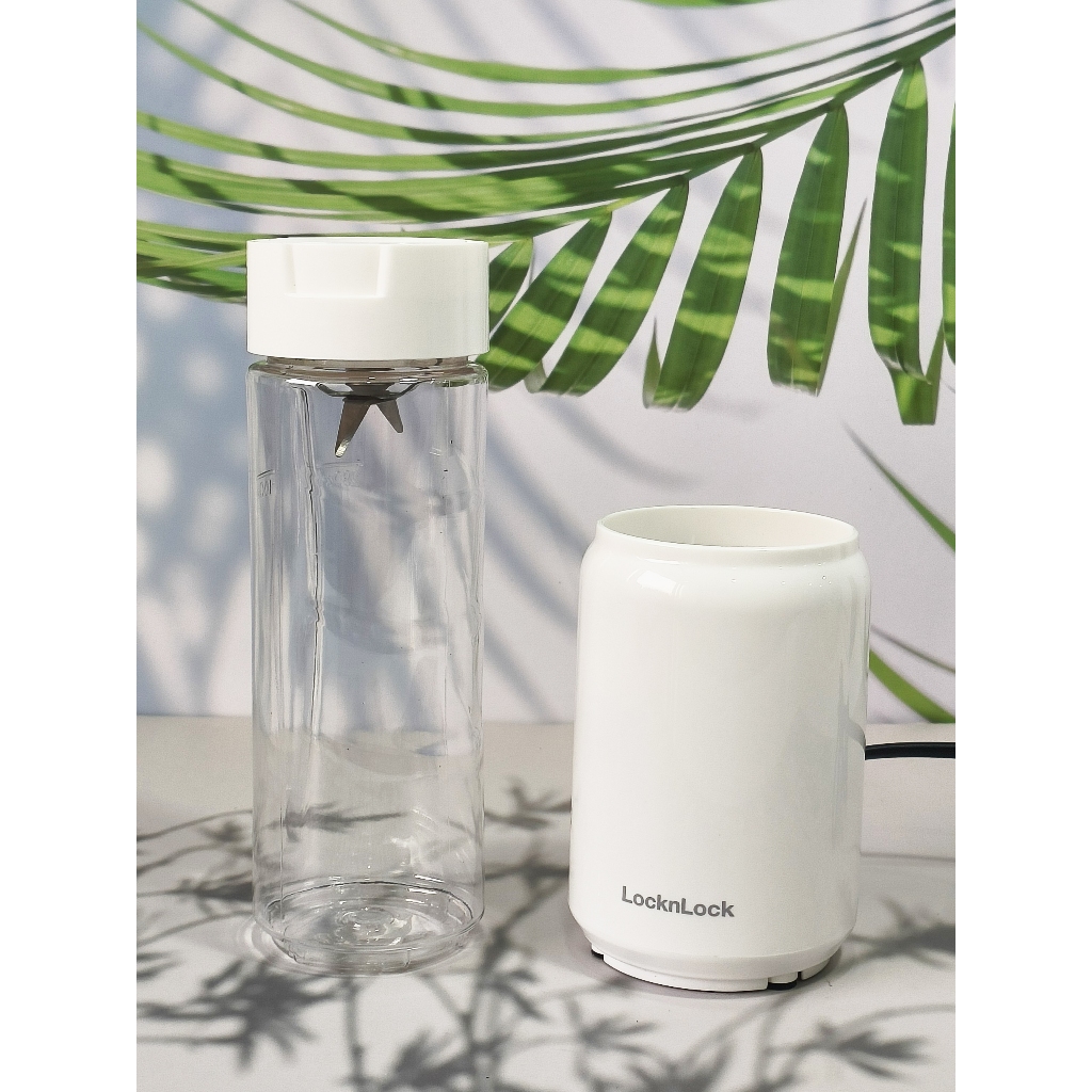 Máy Xay Sinh Tố Mini LocknLock EJM433WHT 150W, 280ml - Hàng Chính Hãng