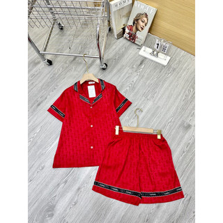 Bộ pyjama nữ mặc nhà lụa gấm mềm mịn,thoáng mát