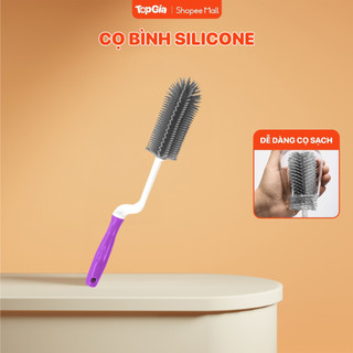  Cọ bình sữa silicon,  cây cọ silicon vệ sinh bình sữa