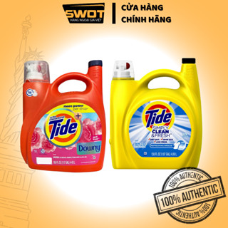 Nước giặt 2in1 Tide Simply Clean & Fresh Mỹ 3,78L, Nước giặt Tide phiên bản Mỹ cao cấp, giặt tẩy siêu sạch, thơm lâu