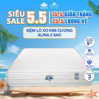 Đệm lò xo Kim Cương Alina 2 sao