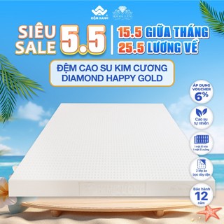 Đệm cao su Kim Cương Xuất Khẩu Diamond Happy Gold