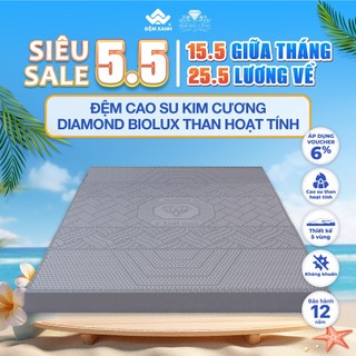 Đệm cao su Kim Cương Diamond Biolux than hoạt tính