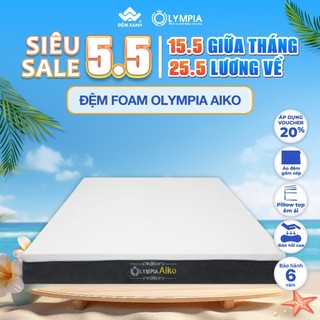 Đệm Foam Olympia Aiko độ dày 15cm, 20cm