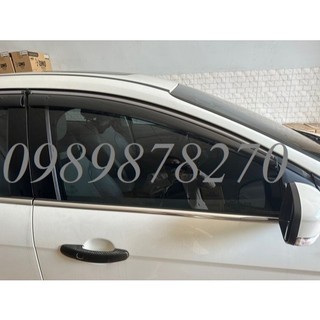 Bộ 4 vè che mưa chỉ mạ xe Focus phom 2004 đến 2011