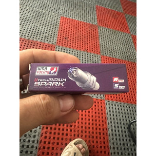 Bugi Racing 3 chấu IRIDIUM UMARacing chân ngắn cho xe zin và độ nhẹ AB7 - được nhập khẩu chính hãng Malaysia