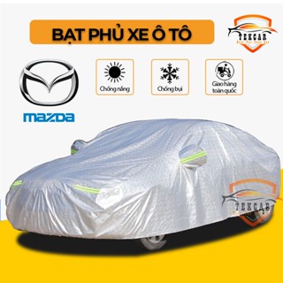 Bạt phủ ô tô xe Mazda 2, Mazda 3, Mazda 6, CX5, CX8, CX9, BT50 chống nóng, chống nước áo bạc che trùm oto,xe hơi - Loại2