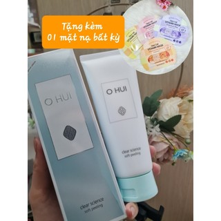 (Date 12/2026) Tẩy da chết Ohui clear science soft peeling 150ml tặng kèm mặt nạ