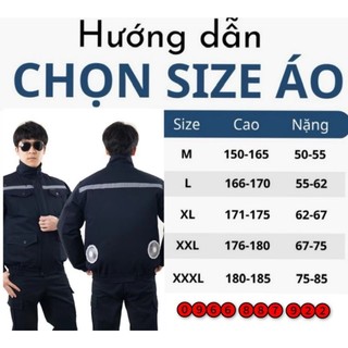 Áo điều hòa có quạt hàng loại 1