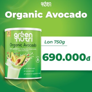 Organic Avocado - Sữa Hạt Ngũ Cốc Có Chứa BCAAs Duy Trì Sức Khỏe Khối Cơ [Lon 750g]