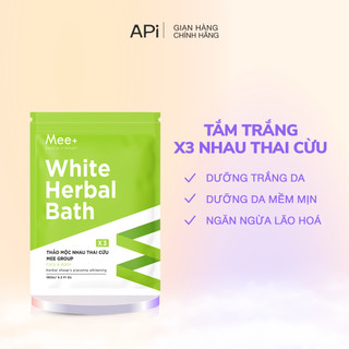 Tắm trắng body nhau thai cừu dưỡng trắng da, bột ủ trắng da thảo mộc mờ thâm, sáng da MEE NATURAL