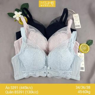 Bộ đồ lót MB Mabelle (8)5391 gồm áo ngực không gọng 5391 mút vừa 2cm và quần lót 85391 3 màu