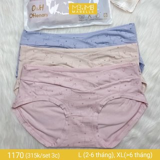 Quần bầu kháng khuẩn MB Mabelle 1170 cạp chéo sợi cotton mềm