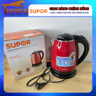 Ấm đun siêu tốc supor hai lớp swf15s06avn 1.5l - hàng chính hãng
