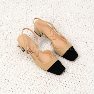 La Muse - Giày cao gót slingback Lemonade