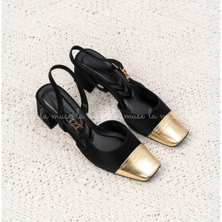 La Muse - Giày cao gót slingback Lemonade