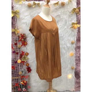 Đầm Suông Lụa 2 hand Nhật hiệu Ducleor -Free Size: S M