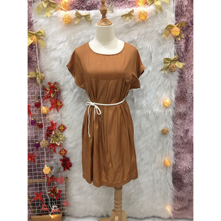 Đầm Suông Lụa 2 hand Nhật hiệu Ducleor -Free Size: S M