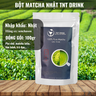 Matcha tnt drink 100% nhập khẩu nhật bản gói 100gr