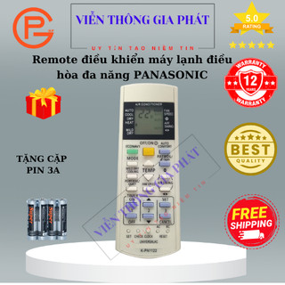  Remote điều khiển máy lạnh điều hòa đa năng PANASONIC K-PN1122 K-PN1128  Hàng Zin Tặng Pin  