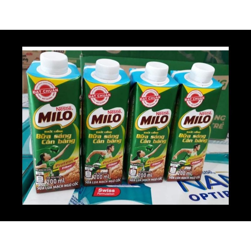Sữa lúa mạch 1 thùng  Nestlé® MILO® với hợp chất ACTIV-GO Vươn Xa là sự kết hợp độc đáo của PROTOMALT®
