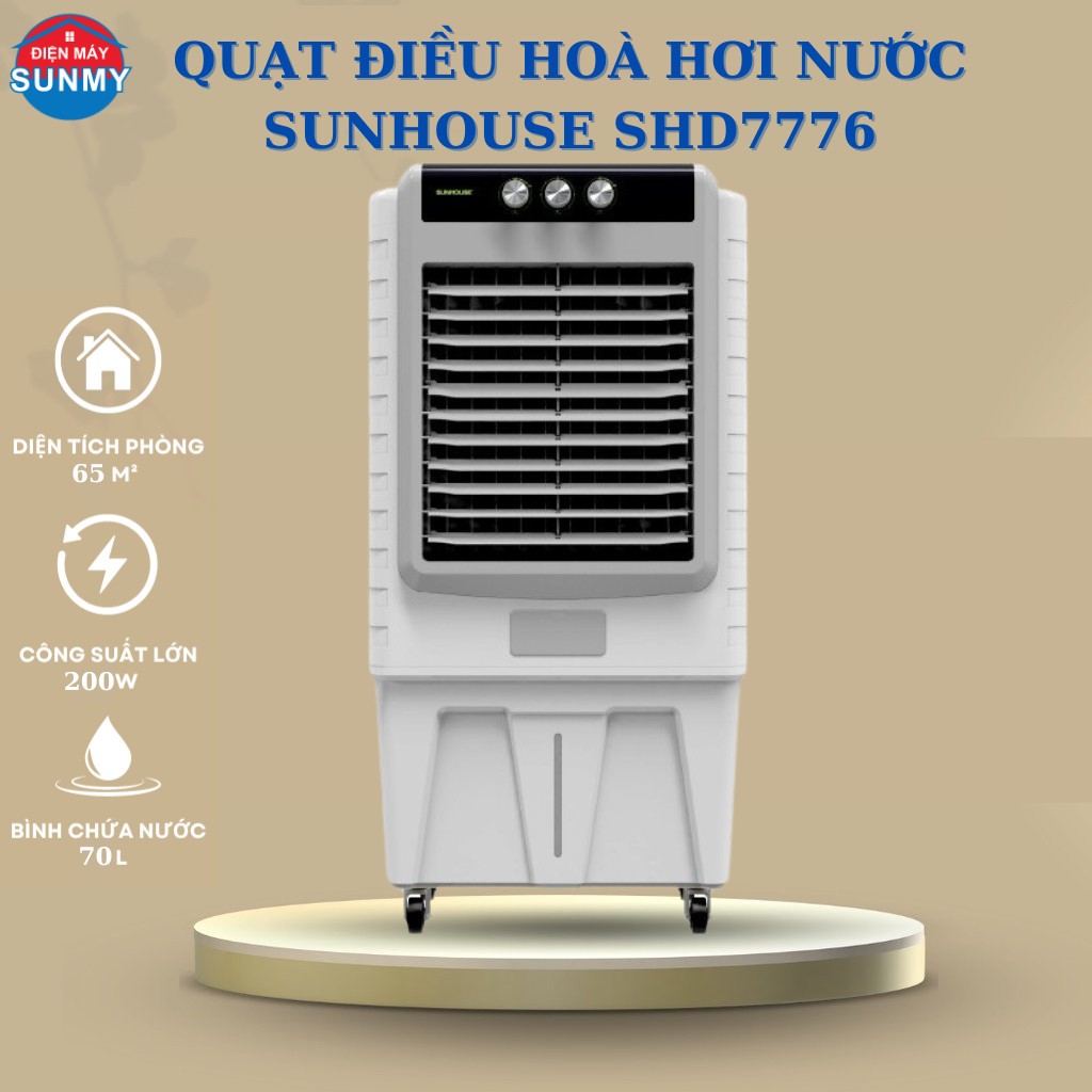 Quạt Điều Hòa SUNHOUSE SHD7776, Mày Làm Mát Không Khí - Hàng mới 100%- Bảo Hành Chính Hãng 1 Năm Tại Nhà Trên Toàn Quốc