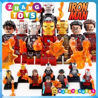 Đồ chơi Xếp hình người sắt Iron Man - Tony Stark trong avengers Minifigures PRCK GD230 237