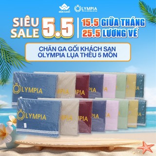 Chăn ga gối lụa thêu 5 món giá rẻ nhất