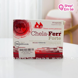Viên sắt chela - ferr forte 30 viên