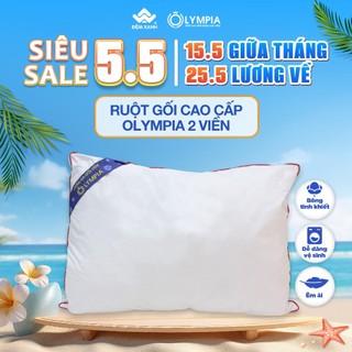 Ruột gối cao cấp Olympia 2 viền ( ruột gối phù hợp với nhu cầu thích nằm thấp)