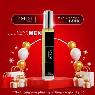 Tinh dầu thơm nước hoa nam thơm lâu EMDI Pierre 10ml - Sang trọng, Tinh tế, Lịch lãm - tinh dầu nước hoa thơm lâu nam