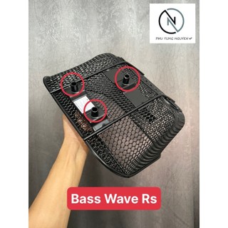 Rổ lưới gắn xe máy Wave RS 2 lỗ trên gắn cho Wave Rs, Wave @2017 - 2025, Ws110 tặng kèm ốc