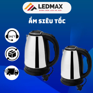 Ấm Siêu Tốc Led max dung tích 1.8 Lít. Bình đun siêu tốc tiết kiệm điện năng tối đa