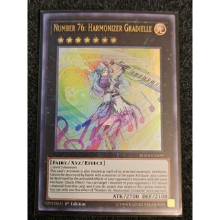 Lá bài thẻ bài Yugioh Number 76 Harmonizer Gradielle – Ultra Rare - Tặng bọc bài nhựa bảo quản