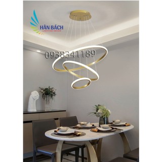 Đèn thả trần 3 vòng 3 chế độ ánh sáng