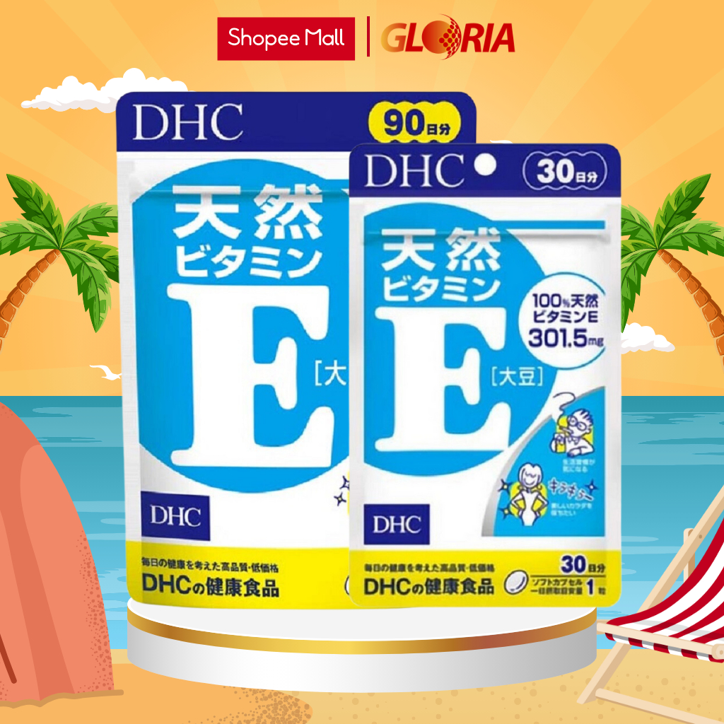 Viên uống DHC bổ sung Vitamin E Nhật Bản