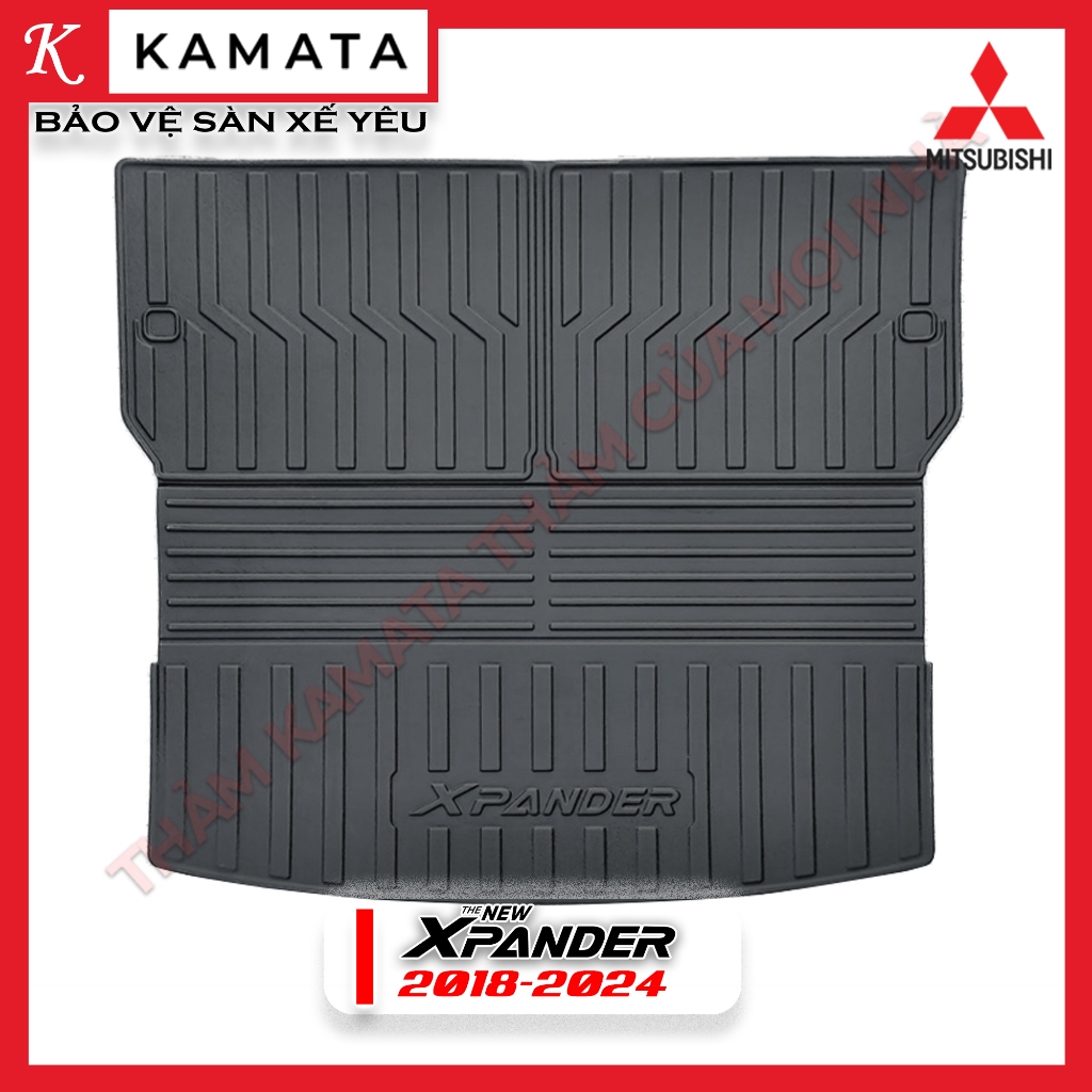 Thảm lót cốp xpander 2018-2026 TPV new (tràn ghế) KAMATA