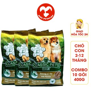 Combo 4Kg 10 Gói Classic Pets Puppy Dành Cho Chó Con - Miki Petshop