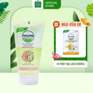 Sữa rửa mặt dạng Gel Leocrema Nước hoa hồng & Tinh chất hoa cúc 150ml