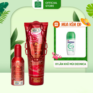 Combo Sữa tắm 250ml/300ml và Nước hoa Tesori 100ml D'oriente nhập khẩu chính hãng