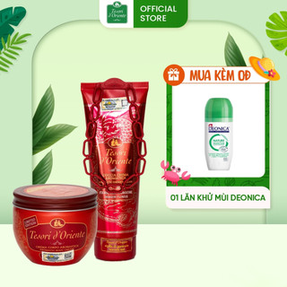 Combo Sữa Tắm nước hoa 250ml và Kem Dưỡng Thể Tesori D'Oriente nhập khẩu Ý chính hãng