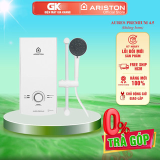 Aures premium 4.5 - miễn phí công lắp - máy nước nóng ariston 4500w - giao toàn quốc