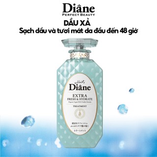 Dầu xả sạch dầu và tươi mát da đầu Moist Diane Extra Fresh & Hydrate 450ml