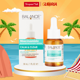 Serum Ngừa Mụn Mờ Thâm Balance Active Formula Niacinamide 15% Blemish Recovery 30ml