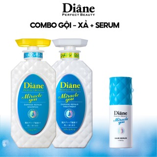 Combo gội xả, serum Phục Hồi Hư Tổn Cho Tóc Nhuộm Tóc Tẩy Miracle You Damage Repair