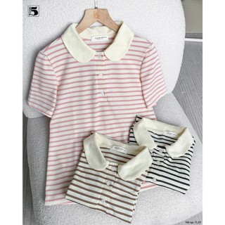 Áo thun kẻ ngắn tay, cổ polo Twenty.5 -  TL07