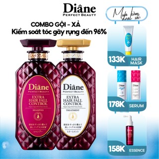 Cặp gội xả Kiểm Soát, Ngăn Ngừa Rụng Tóc Diane Extra Hair Fall Control 450ml