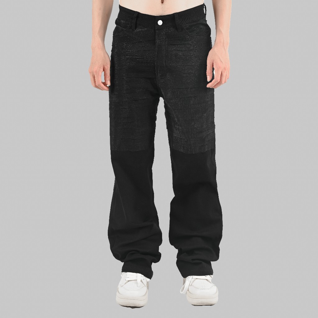 Jean xuông mix voan OBSESS Brand Voile Mix Jean