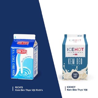Kem béo thực vật Rich lùn hộp 454g