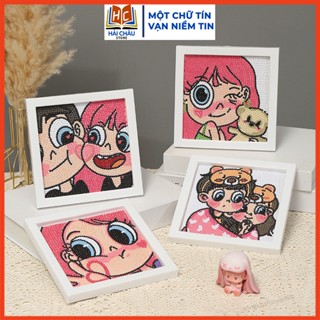 Tranh Đính Đá Mini Có Khung Trang Trí Dễ Cho Bé Trai Và Gái Nhiều Hình Thủ Công Tự Làm